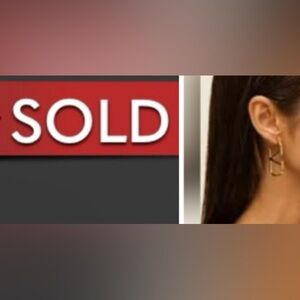 Authentic Valentino Hoop Earrings